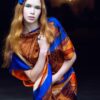 Siidist kaftan AMBER MIRAGE